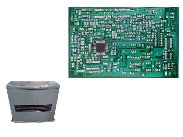 ファンヒーター制御基板の失敗事例画像