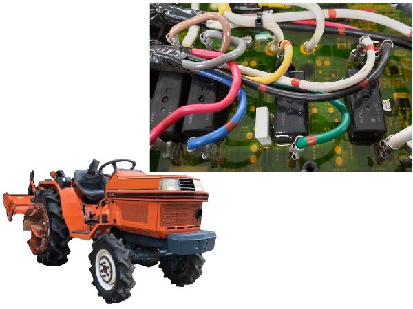 農耕機制御部基板のお断り事例画像